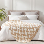 Reversible Plush Throw Blanket