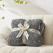 Reversible Plush Throw Blanket