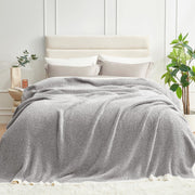 Reversible Plush Throw Blanket