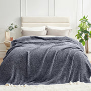 Reversible Plush Throw Blanket
