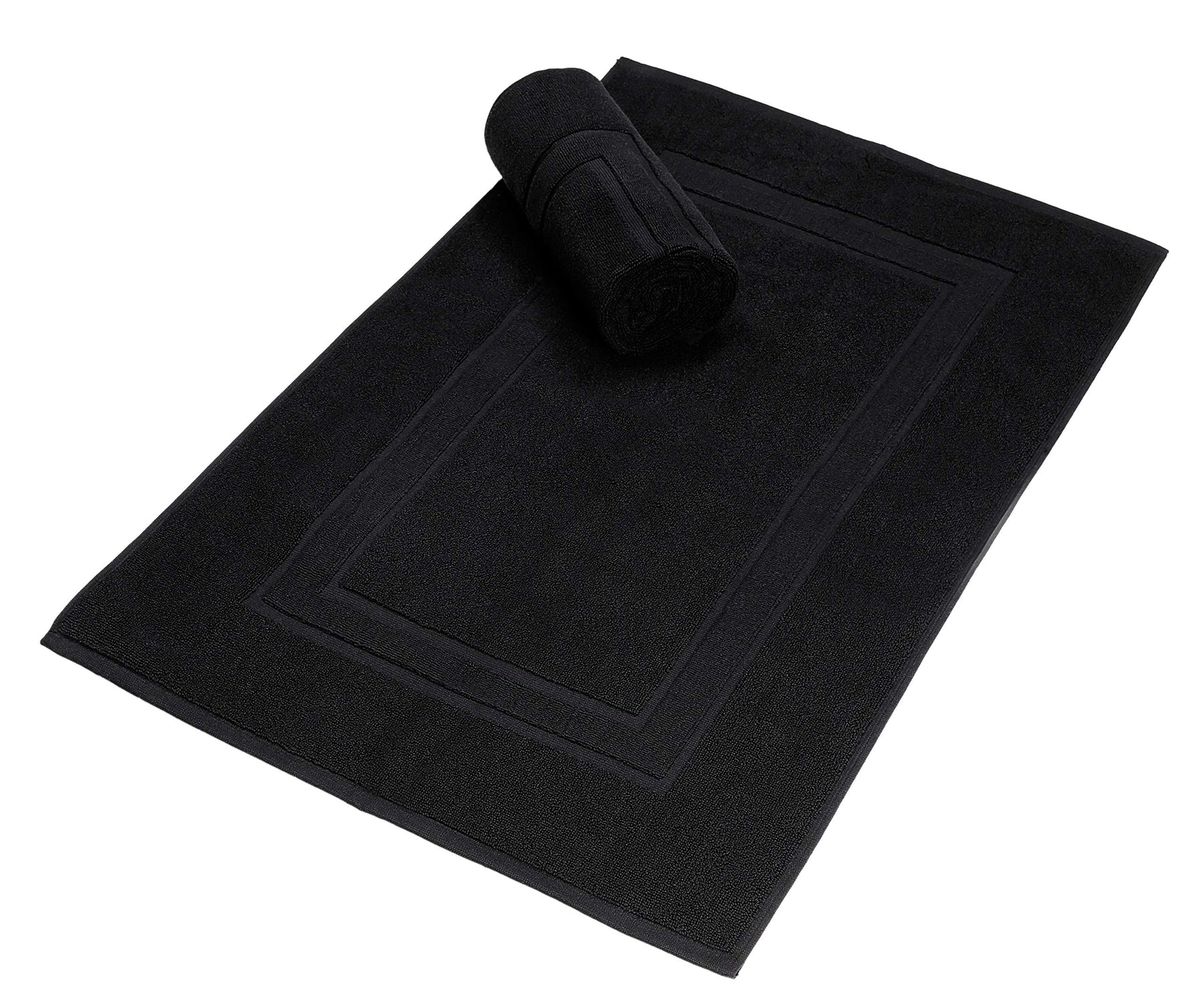 GLAMBURG 2Pk High End 700 Bath Mat Set