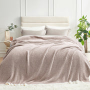 Reversible Plush Throw Blanket